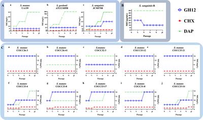 Investigation of drug resistance of caries-related streptococci to antimicrobial peptide GH12